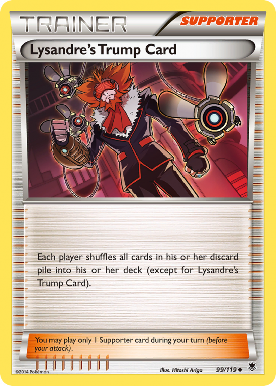 Lysandre's Trump Card 99/119 XY Phantom Forces