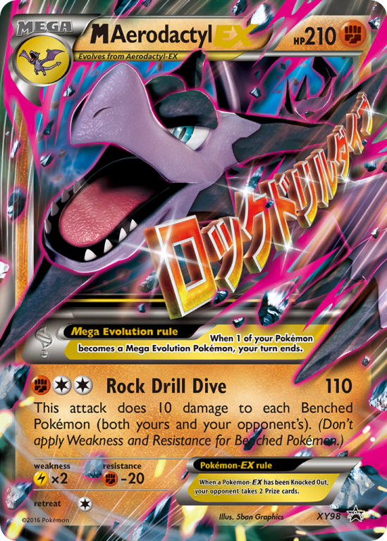 M Aerodactyl-EX XY98/183 XY XY Black Star Promos