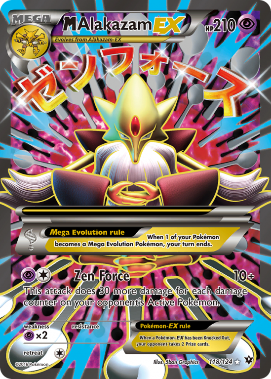 M Alakazam-EX 118/124 XY Fates Collide