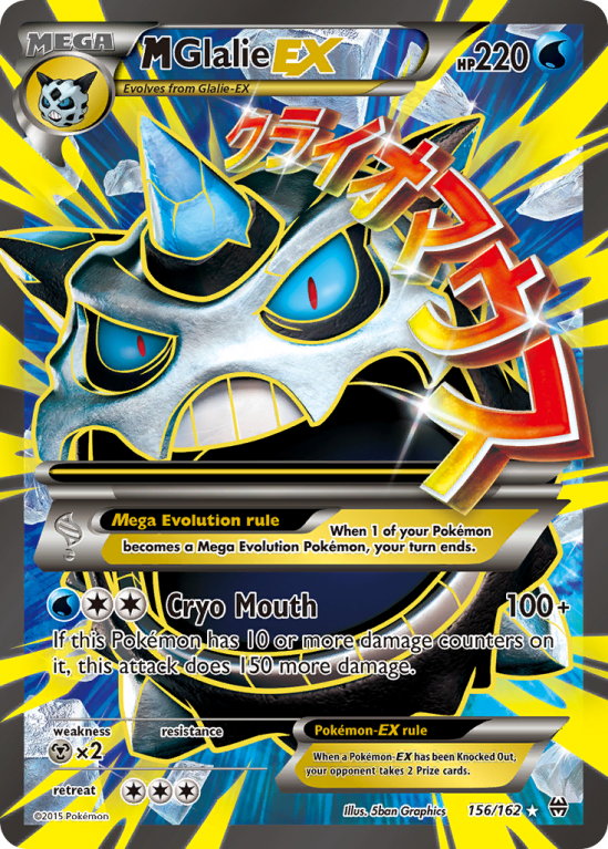 M Glalie-EX 156/162 XY BREAKthrough