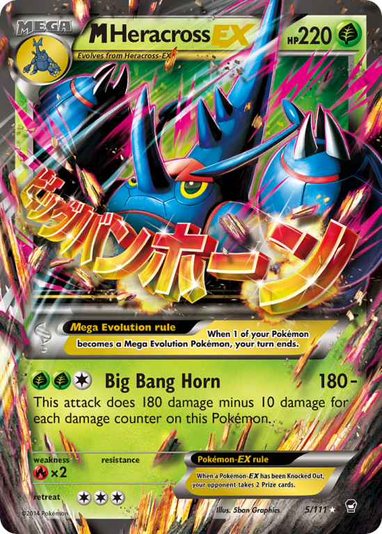 M Heracross-EX 5/111 XY Furious Fists