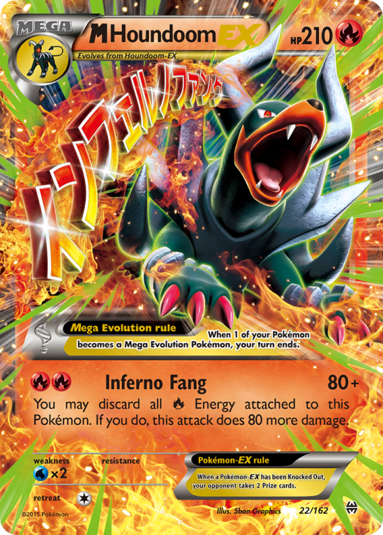 M Houndoom-EX 22/162 XY BREAKthrough
