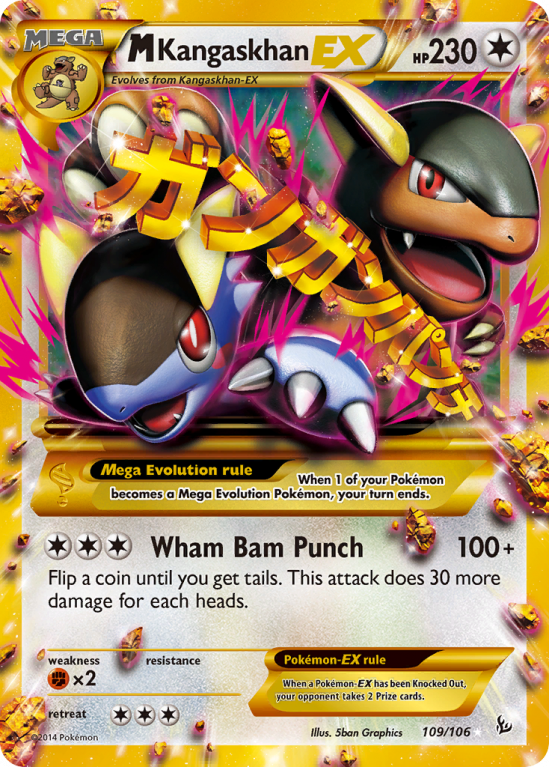 M Kangaskhan-EX 109/106 XY Flashfire