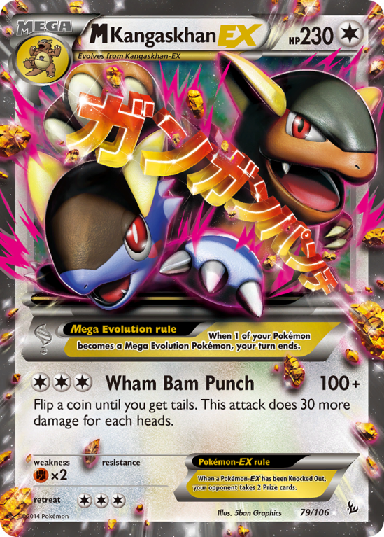 M Kangaskhan-EX 79/106 XY Flashfire