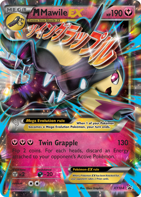 M Mawile-EX XY104/183 XY XY Black Star Promos