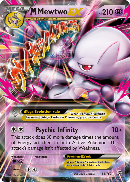 M Mewtwo-EX 64/162 XY BREAKthrough