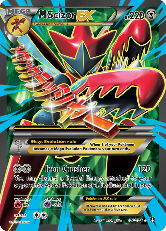 M Scizor-EX 120/122 XY BREAKpoint
