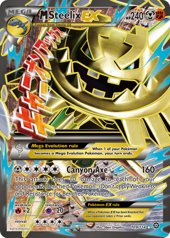 M Steelix-EX 109/114 XY Steam Siege