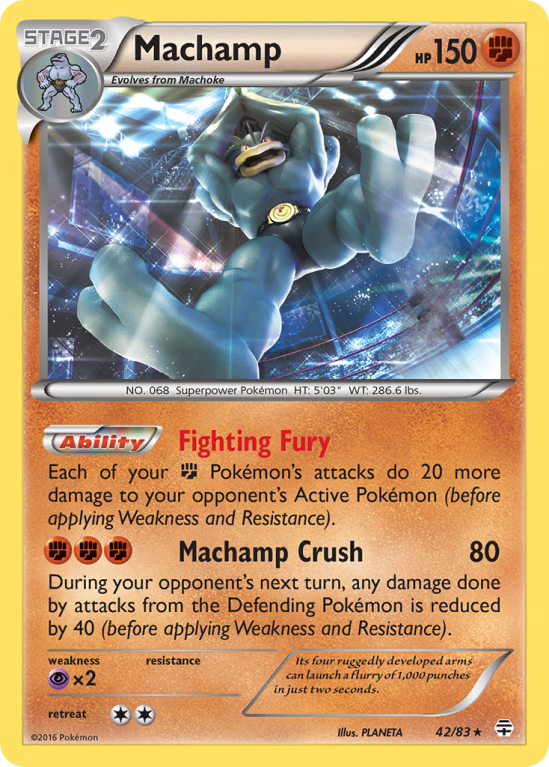 Machamp 42/115 XY Generations