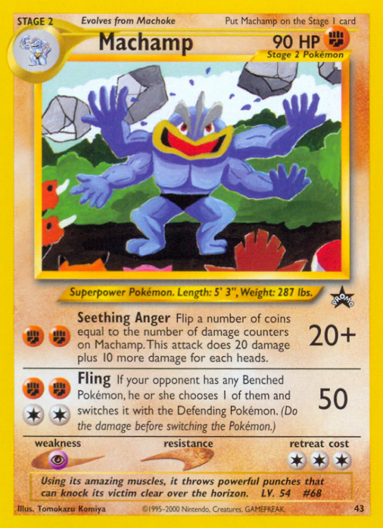 Machamp 43/53 Base Wizards Black Star Promos