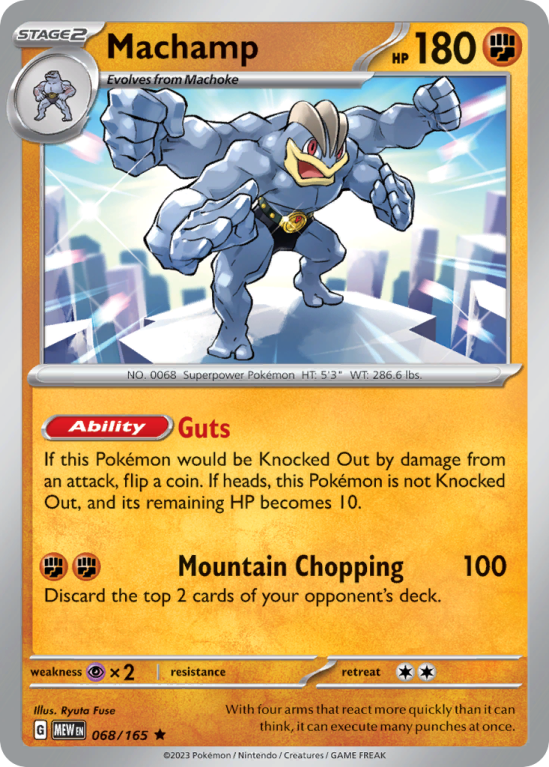 Machamp 68/165 Scarlet & Violet 151