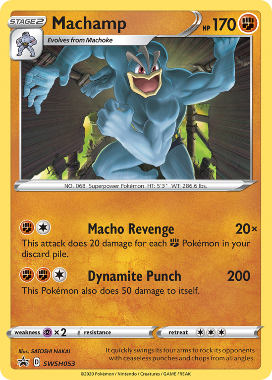 Machamp SWSH053/103 Sword & Shield SWSH Black Star Promos
