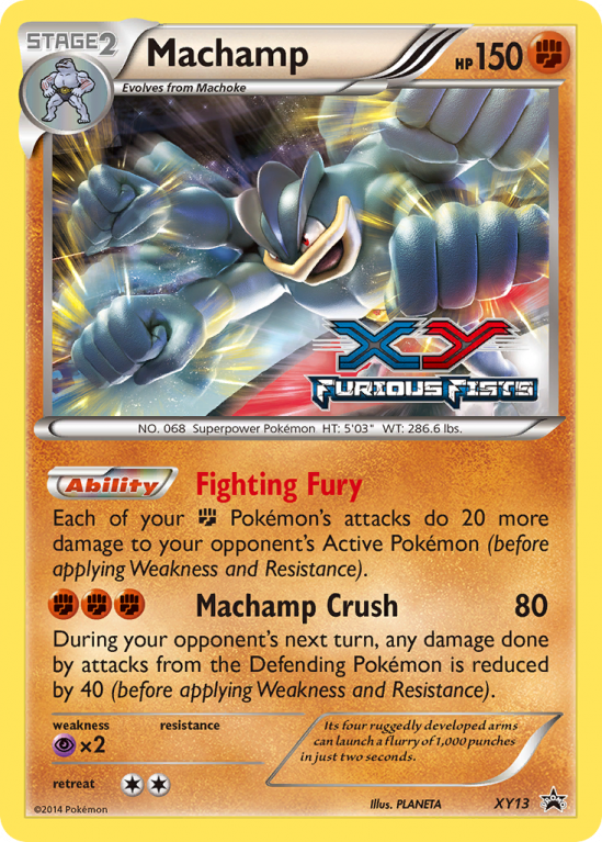 Machamp XY13/183 XY XY Black Star Promos