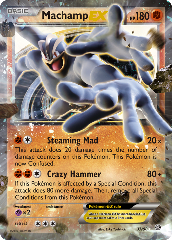 Machamp-EX 37/98 XY Ancient Origins