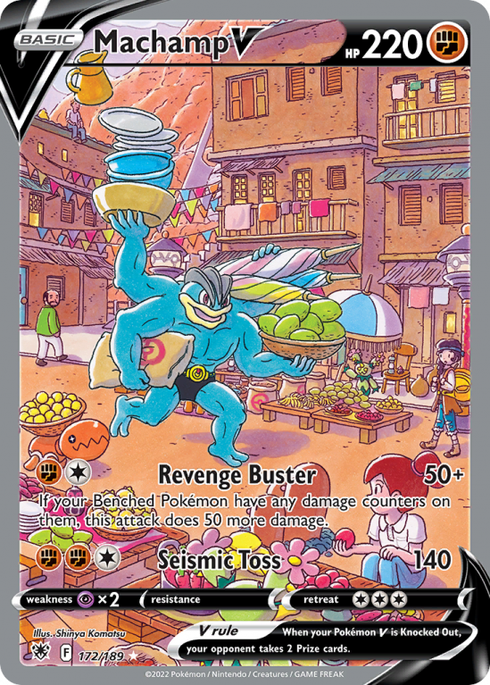 Machamp V 172/189 Sword & Shield Astral Radiance
