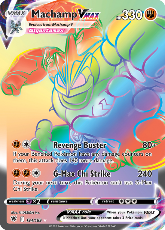 Machamp VMAX 194/189 Sword & Shield Astral Radiance