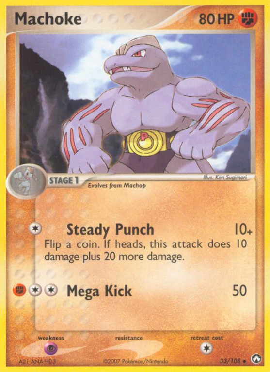 Machoke 33/108 EX Power Keepers