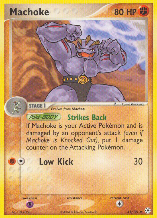 Machoke 41/101 EX Hidden Legends
