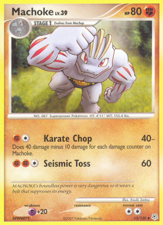 Machoke 53/130 Diamond & Pearl Diamond & Pearl