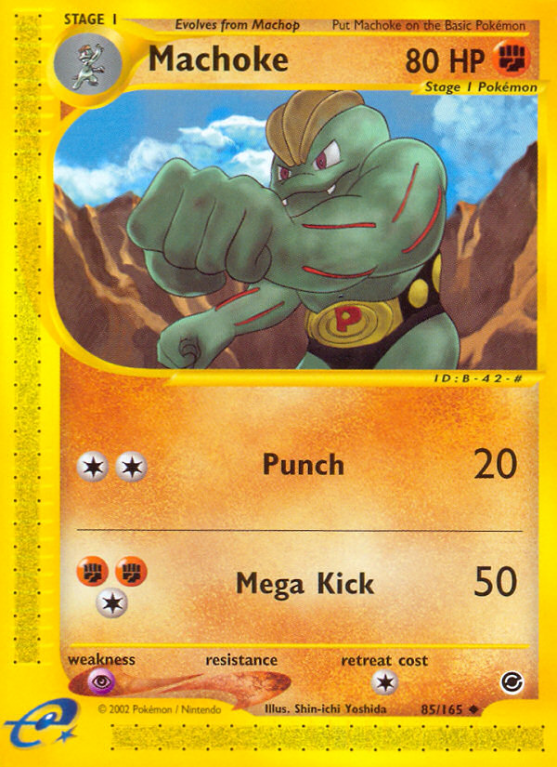 Machoke 85/165 E-Card Expedition Base Set
