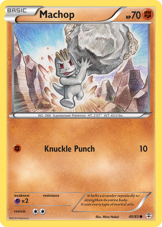 Machop 40/115 XY Generations