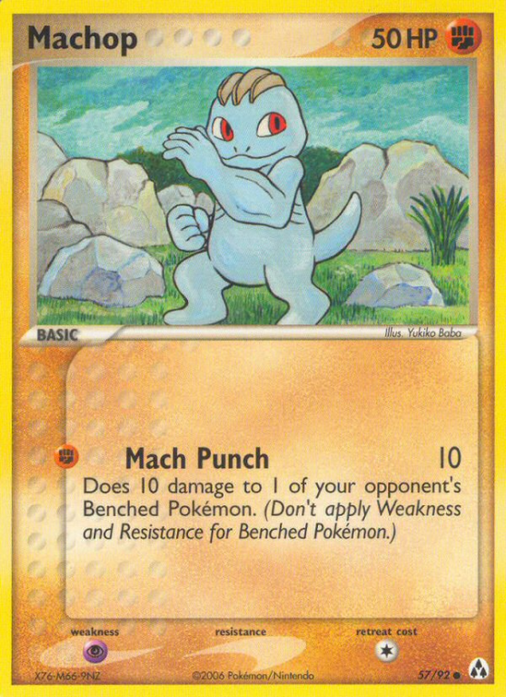 Machop 57/92 EX Legend Maker