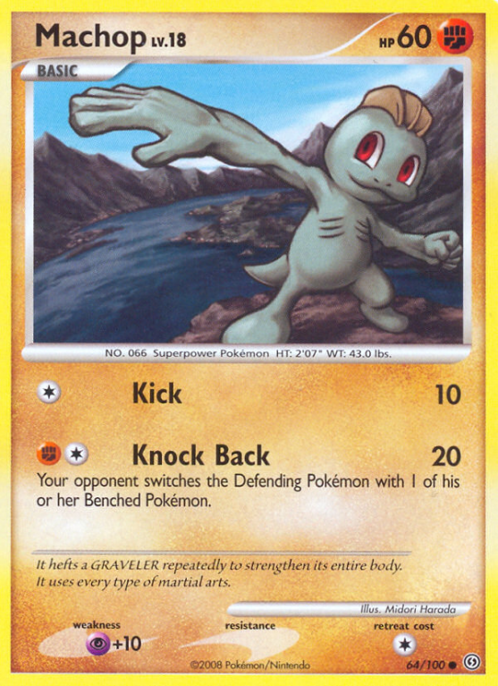 Machop 64/100 Diamond & Pearl Stormfront