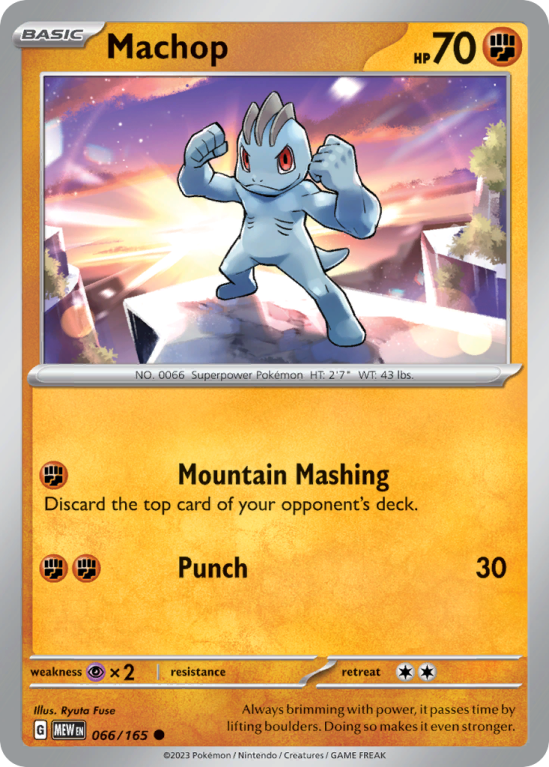 Machop 66/165 Scarlet & Violet 151