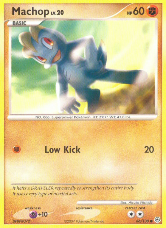 Machop 86/130 Diamond & Pearl Diamond & Pearl