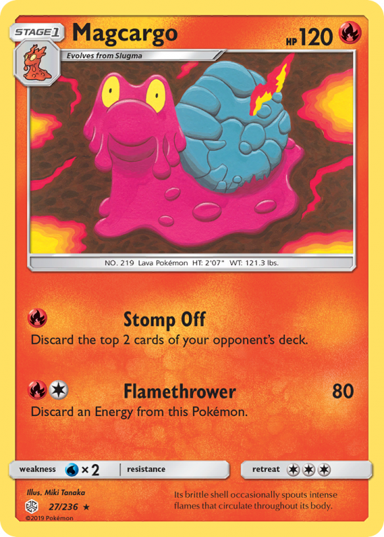Magcargo 27/236 Sun & Moon Cosmic Eclipse