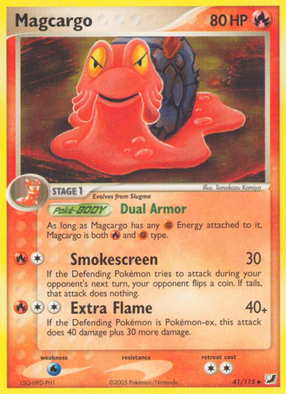 Magcargo 41/115 EX Unseen Forces