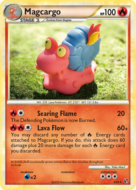 Magcargo 6/90 HeartGold & SoulSilver HS—Undaunted