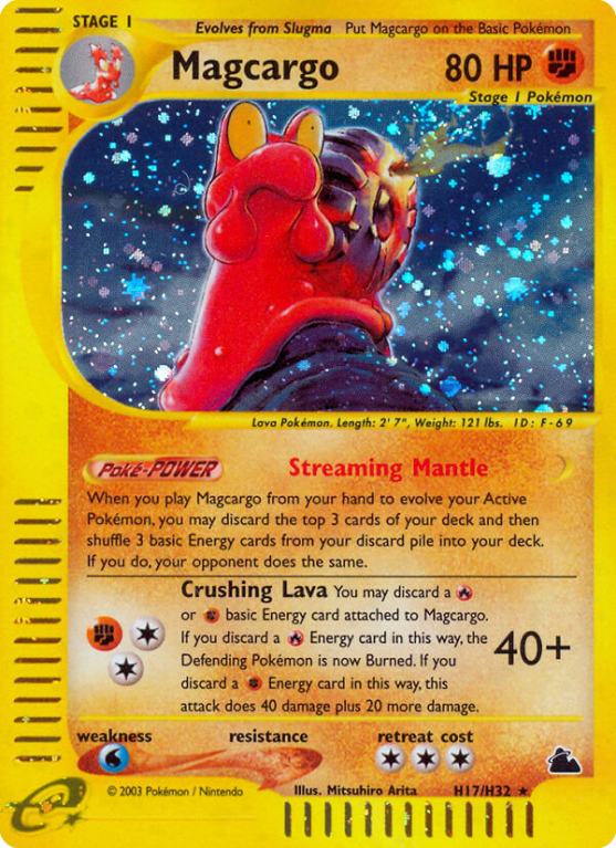 Magcargo H17/182 E-Card Skyridge
