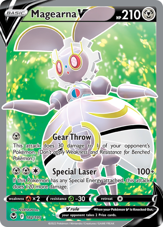 Magearna V 182/195 Sword & Shield Silver Tempest