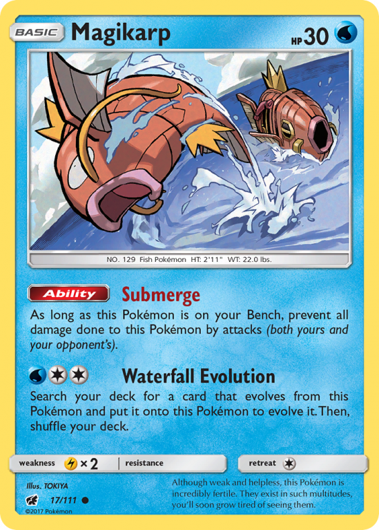 Magikarp 17/111 Sun & Moon Crimson Invasion