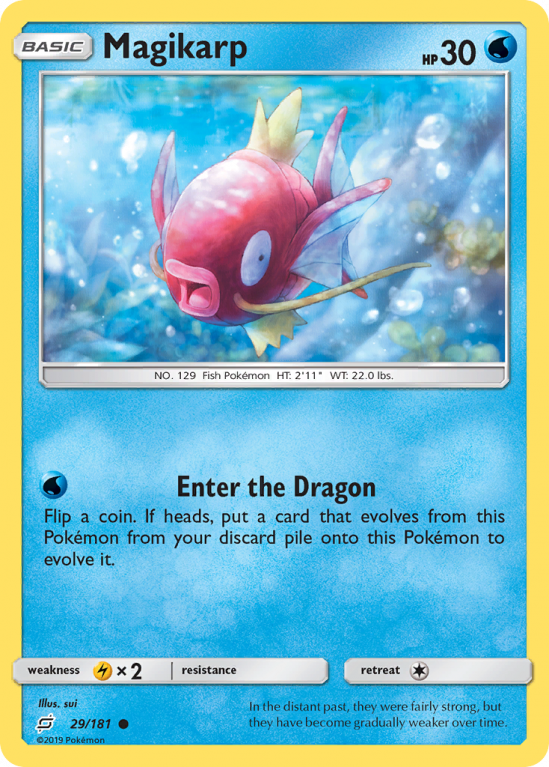 Magikarp 29/181 Sun & Moon Team Up