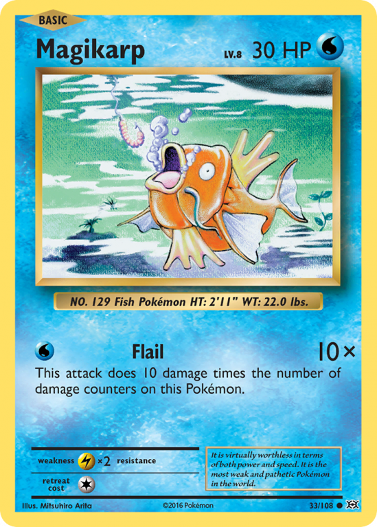 Magikarp 33/108 XY Evolutions