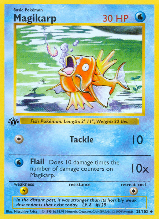 Magikarp 35/102 Base Base Set