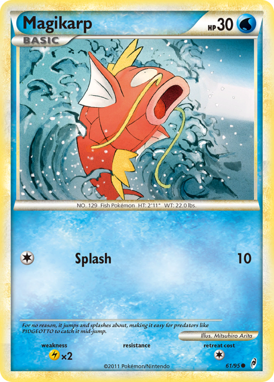 Magikarp 61/106 HeartGold & SoulSilver Call of Legends