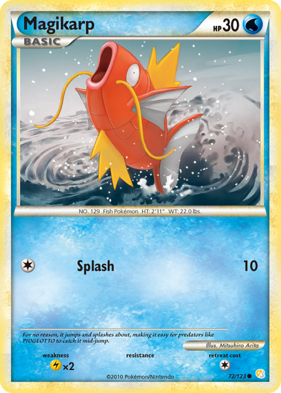 Magikarp 72/123 HeartGold & SoulSilver HeartGold & SoulSilver