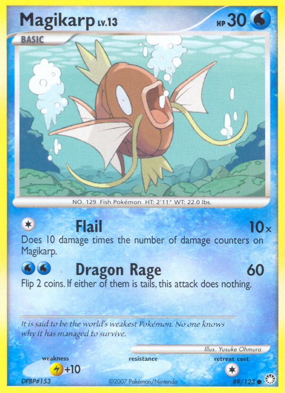 Magikarp 89/123 Diamond & Pearl Mysterious Treasures