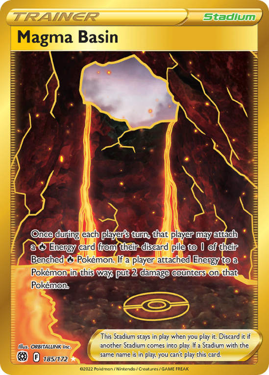 Magma Basin 185/172 Sword & Shield Brilliant Stars