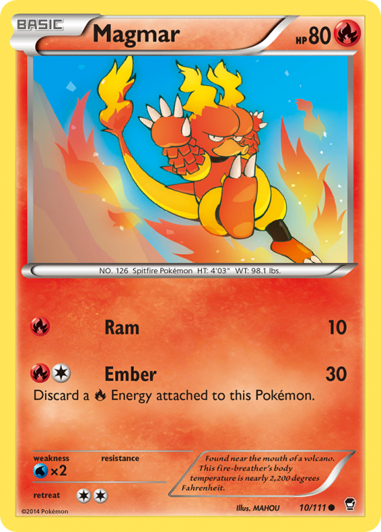 Magmar 10/111 XY Furious Fists