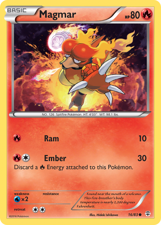 Magmar 16/115 XY Generations