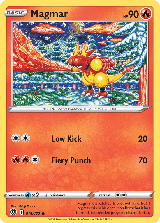 Magmar 19/172 Sword & Shield Brilliant Stars