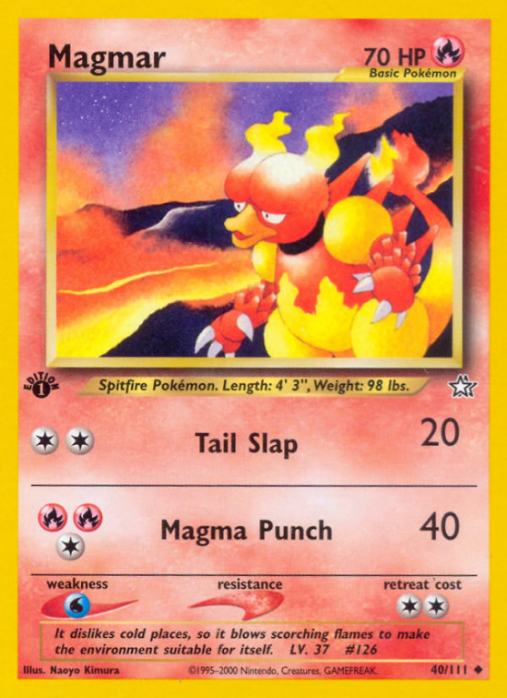 Magmar 40/111 Neo Neo Genesis