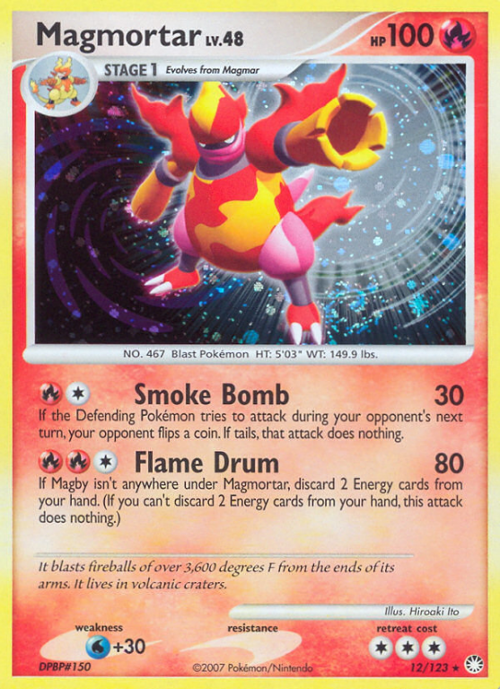 Magmortar 12/123 Diamond & Pearl Mysterious Treasures