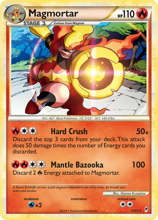 Magmortar 16/106 HeartGold & SoulSilver Call of Legends