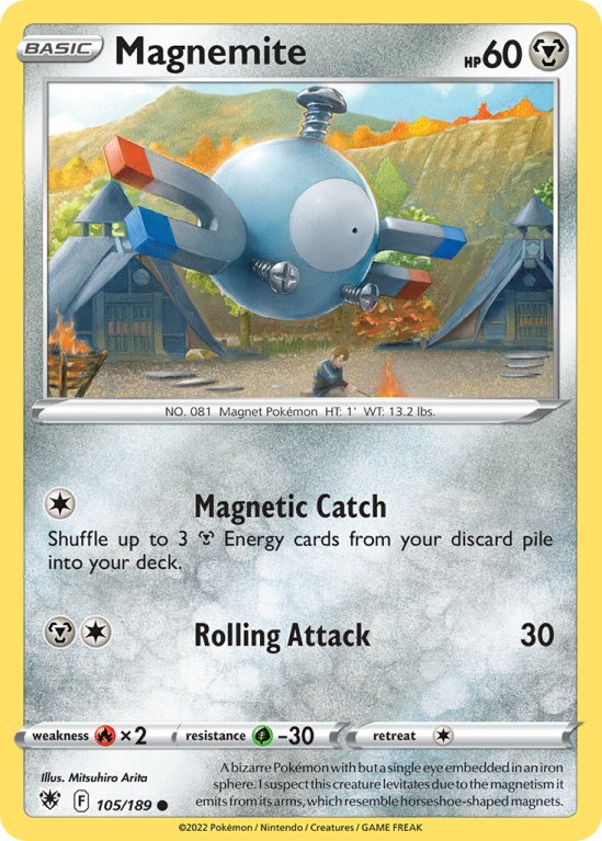 Magnemite 105/189 Sword & Shield Astral Radiance