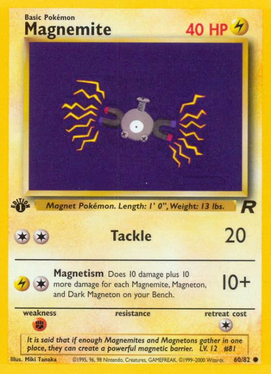 Magnemite 60/83 Base Team Rocket